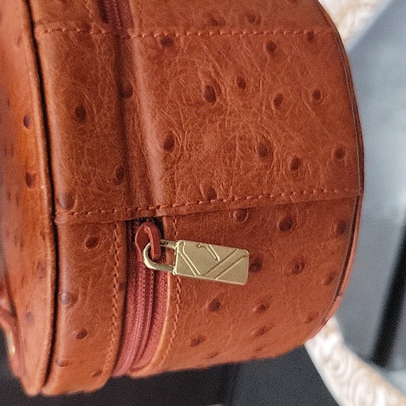 Furla| Ostrich mini bag with top handle NWOT - Picture 5 of 10